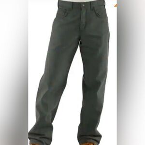 NWT Carhartt Men's Loose Fit Green (Moss) Jeans 32 x 36